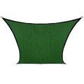 Gale Pacific Usa Inc Gale Pacific 473570 12 ft. California Sun Shade Shade Sail Square; Heritage Green 473570